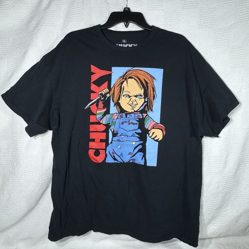 Chucky Shirt Universal Studios Size XL Childs Play Vintage Ripple Junction